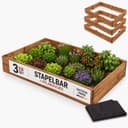 Onbest Rasenkante Pflanzrahmen 3er Set inklusive Pflanzvlies Bild 2
