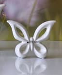 TIZIANO Schmetterling Lia - Keramik Tierfigur Creme-Weiß Bild 2