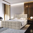 Masseno Boxbett AMON Beige mit Bonell-Matratze und Topper Bild 2