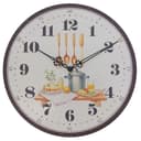 abc HOME Wanduhr Rosen Motiv Quarzuhrwerk 30 cm Bild 2