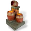 Arnusa Gartenbrunnen Krüge SB106 mit LED-Beleuchtung Bild 2