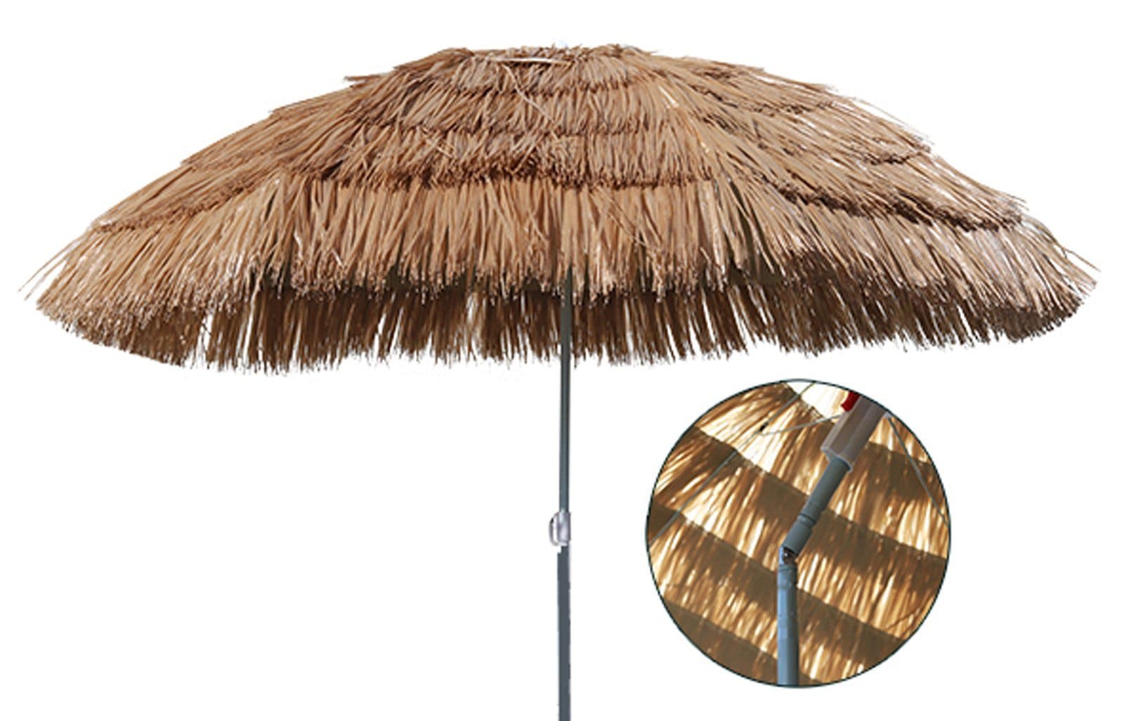 Mojawo Ampelschirm Hawaii Braun Weiß - Bild 2