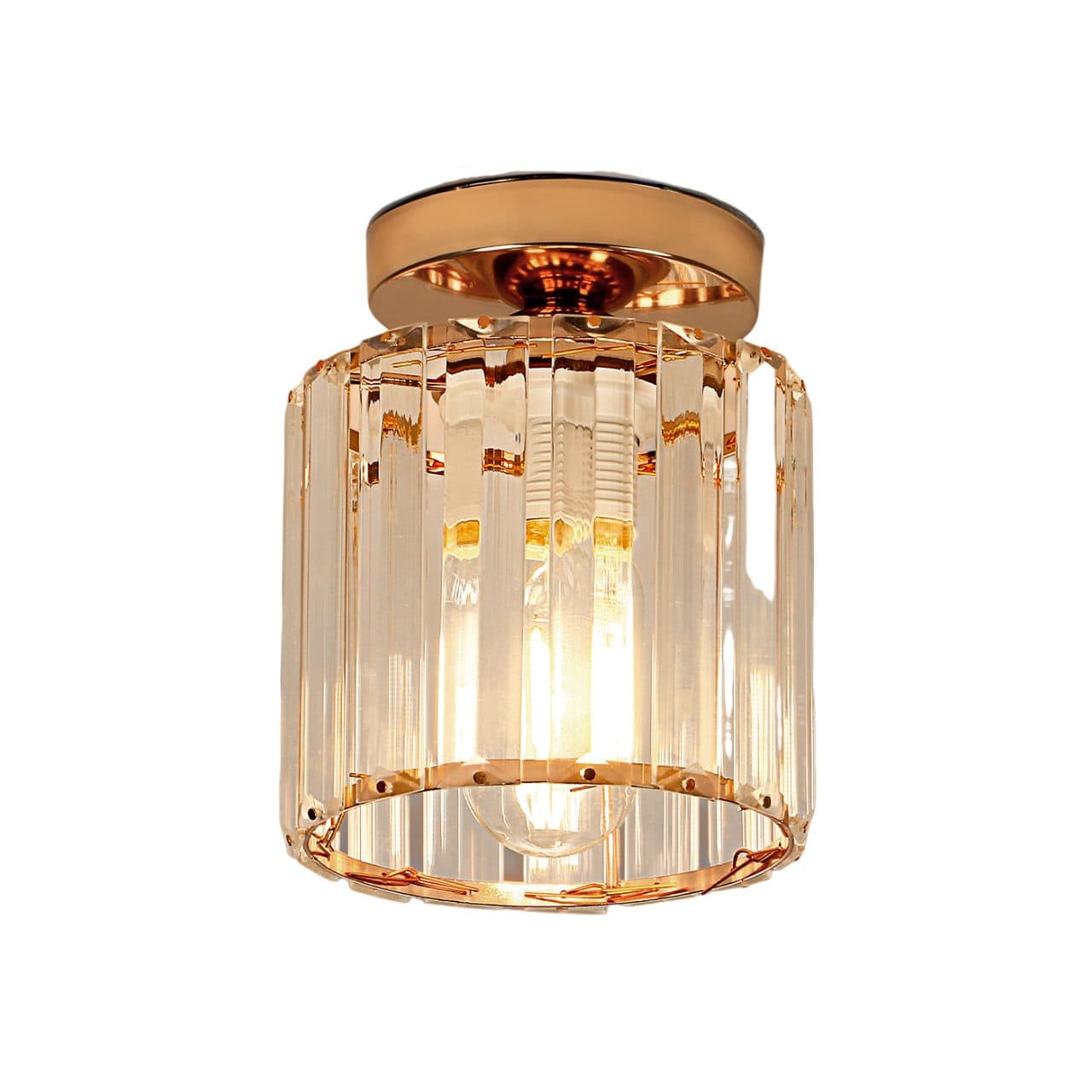 Riserva Kristall Deckenlampe E27, stilvoll, schlicht, Einfach zu installieren - Bild 2