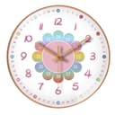 ibettertec Kinderwanduhr Bunt Leise Nicht Tockend 20 cm Bild 2