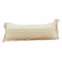 Mirabeau Dekokissen Rousseline Creme mit Pailletten und Fransen Bild 2