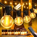 Athlix LED Lichterkette Outdoor G40 Wetterfest Dimmbar Bild 2