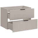 Lomadox Waschtischunterschrank 80cm Kaschmir mit gerillter Front Bild 2