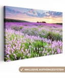 OneMillionCanvasses® Leinwandbild Lavendel Lila Wanddekoration Bild 2