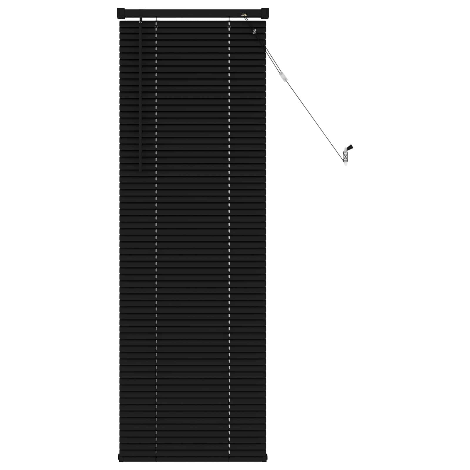 vidaXL Rollo Venetianer Jalousie PVC Schwarz - Bild 2