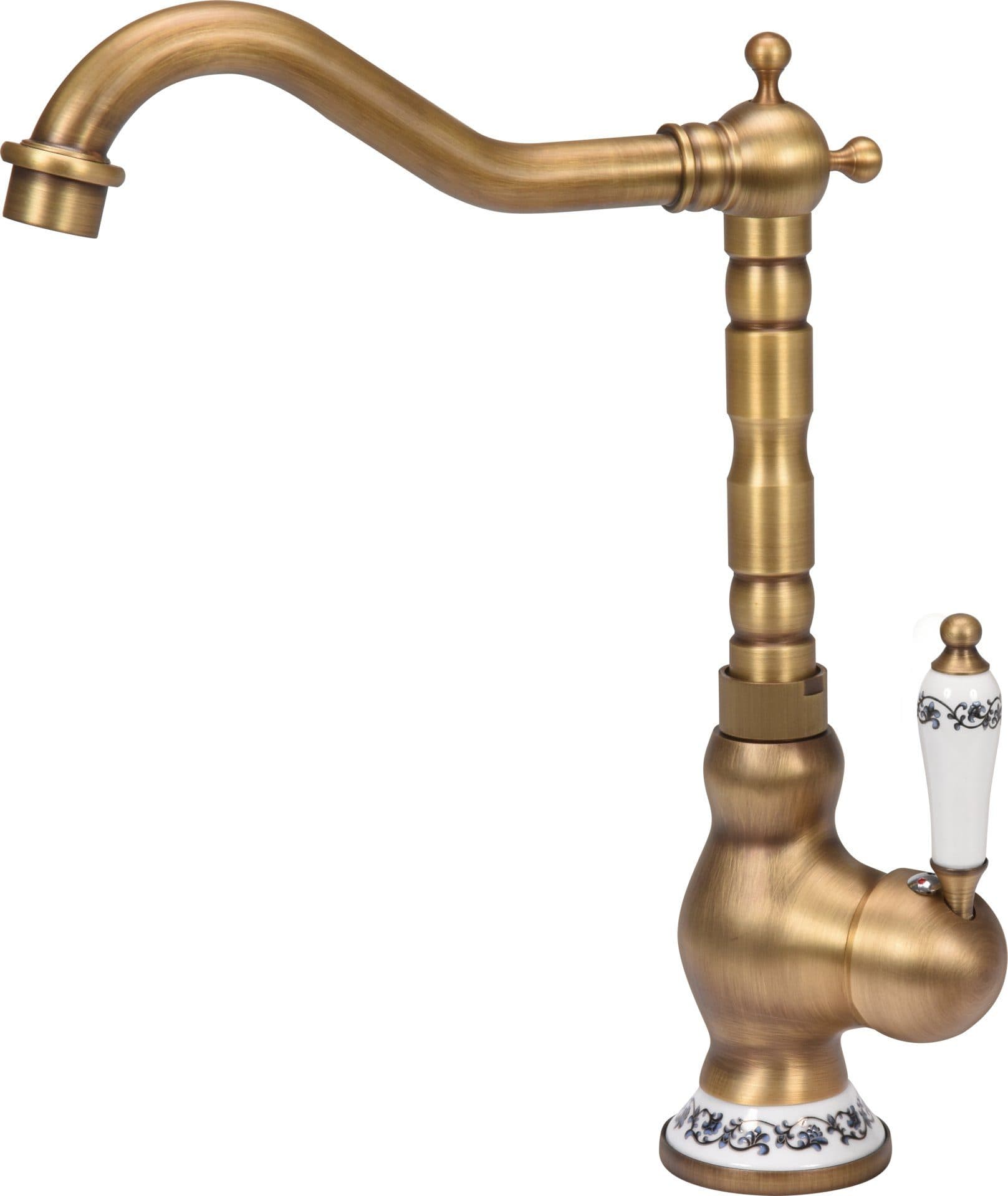 TRIZERATOP Küchenarmatur RETRO BRONZE Vintage Einhebelmischer