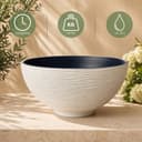 matches21 Solar-Brunnen Set 2-tlg. Creme 45 cm Schale Bild 2