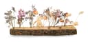 meinvipshop Dekotablett Trockenblumen Arrangement XXL Natur Bild 2
