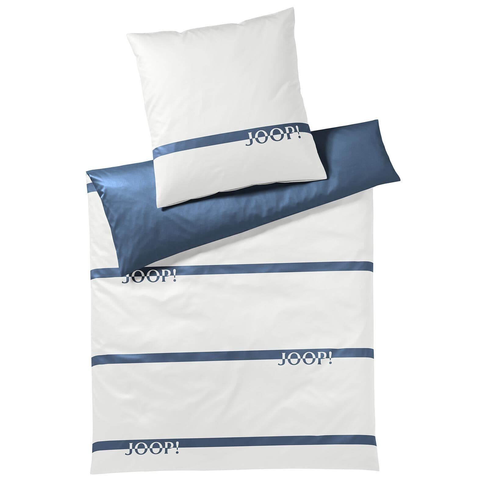 JOOP! Bettwäsche Mako Satin 2-teilig Blau