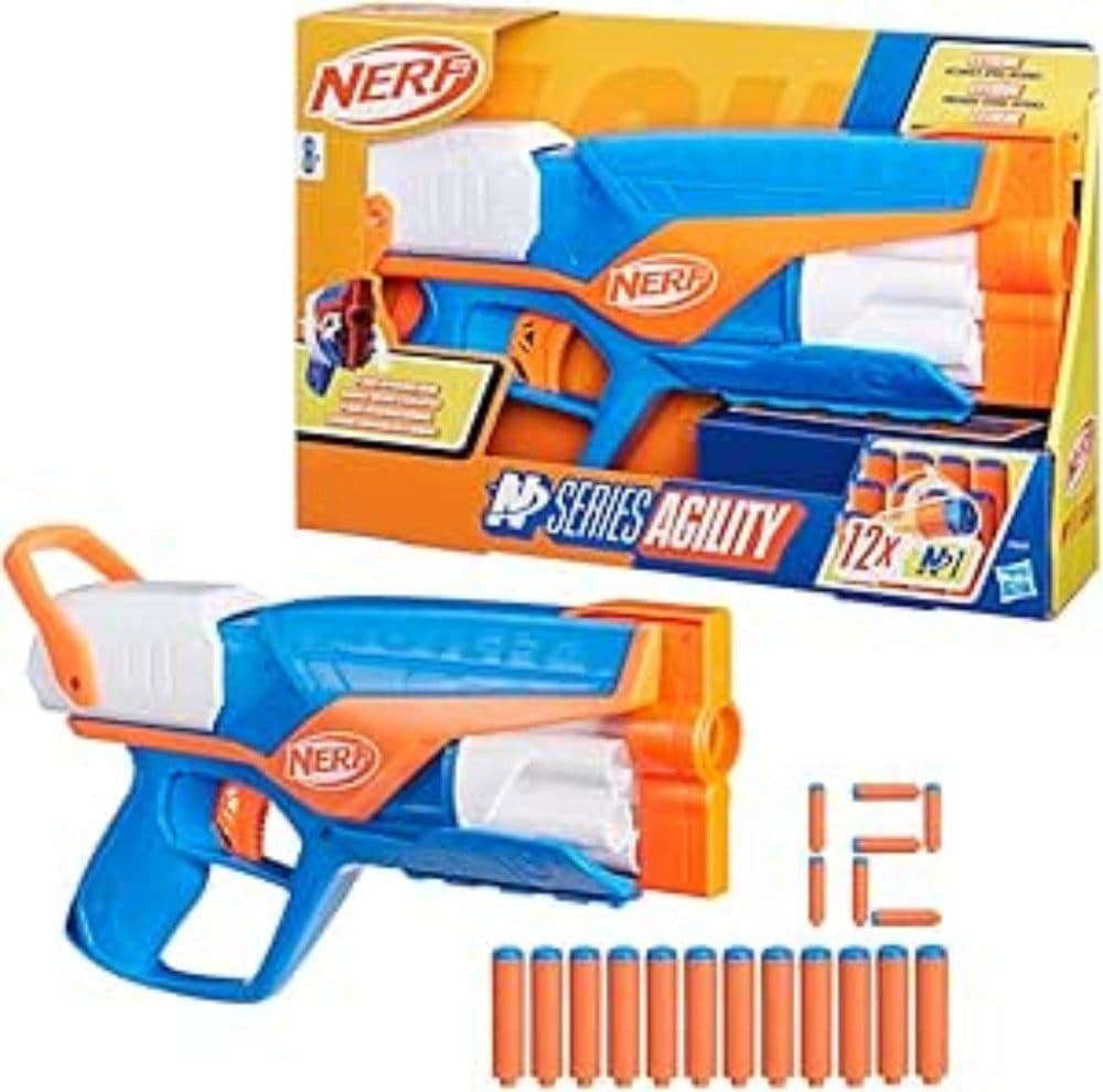 Hasbro Nerf N Series Agility Blaster mit rotierender Trommel