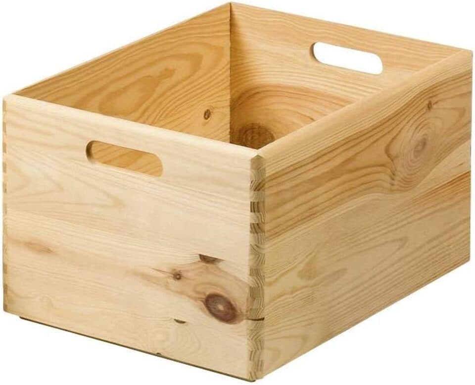 KESPER® Aufbewahrungsbox Kiefernholz Naturbelassen Tragegriffe