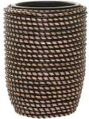 VIVANNO Blumentopf Rattan MACETA Rund - Umbra Geflochten Bild 2