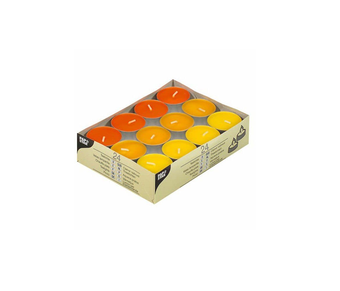 PAPSTAR Teelichter 24 Stück Ø 38 mm / 16 mm