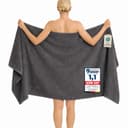 Komfortec Saunatuch 100x200 cm Badetuch aus 100% Baumwolle, Frottee Bild 2