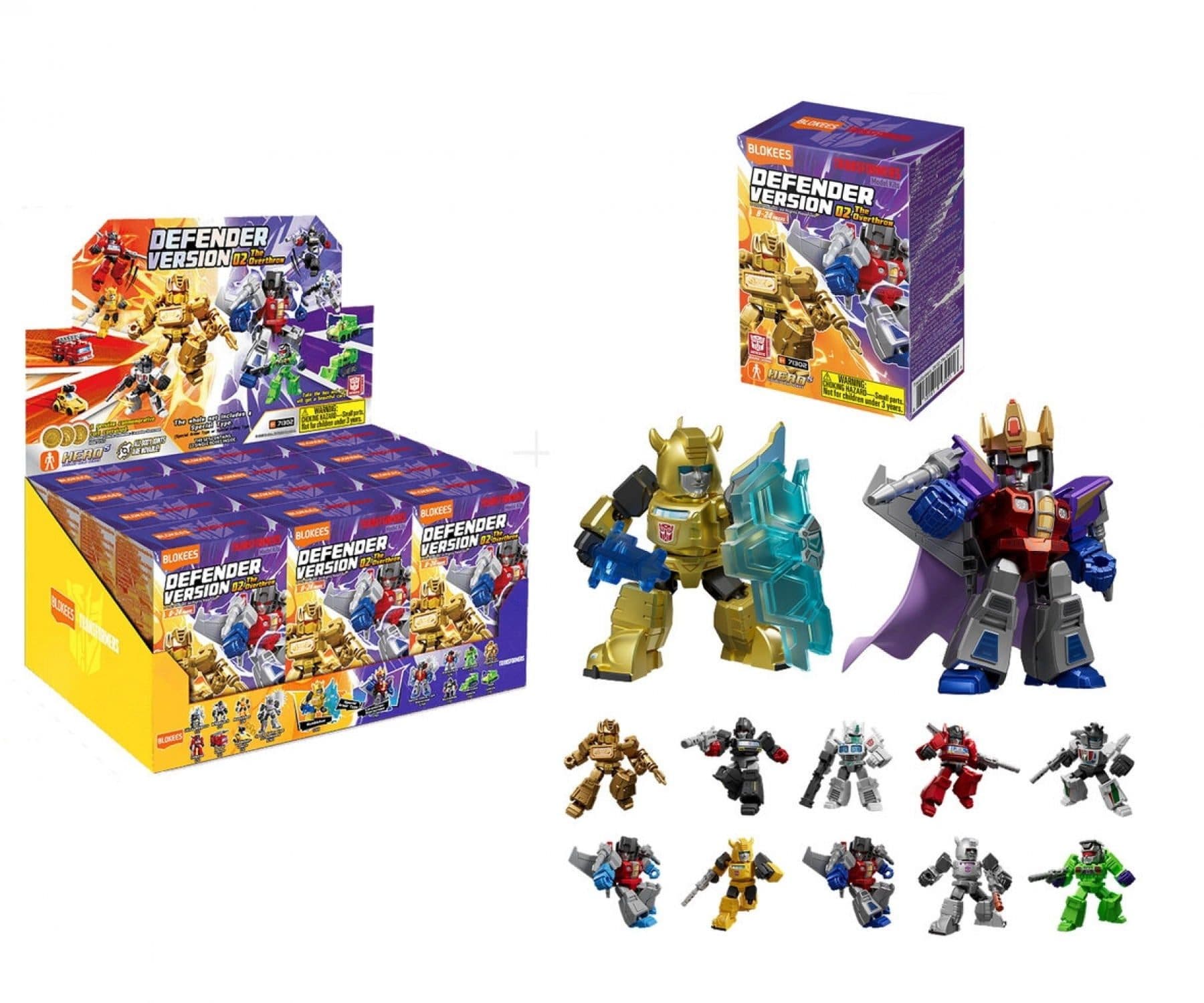 Dickie Toys Blokees Transformers Defender 02 Bausatz 8-24 Tl.