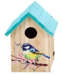 Bubble-Store Nistkasten Vogelhaus Blau mit Blaumeisen-Motiv Bild 2