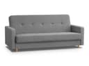 Beautysofa ADELINE 3-Sitzer Schlafsofa mit Bettkasten Grau Bild 2