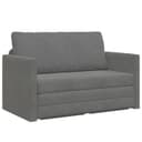 vidaXL Schlafsofa Dunkelgrau Samt Umwandelbar Bild 2