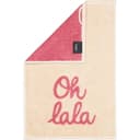 Gästetuch Oh lala Rosa Baumwolle Bild 2
