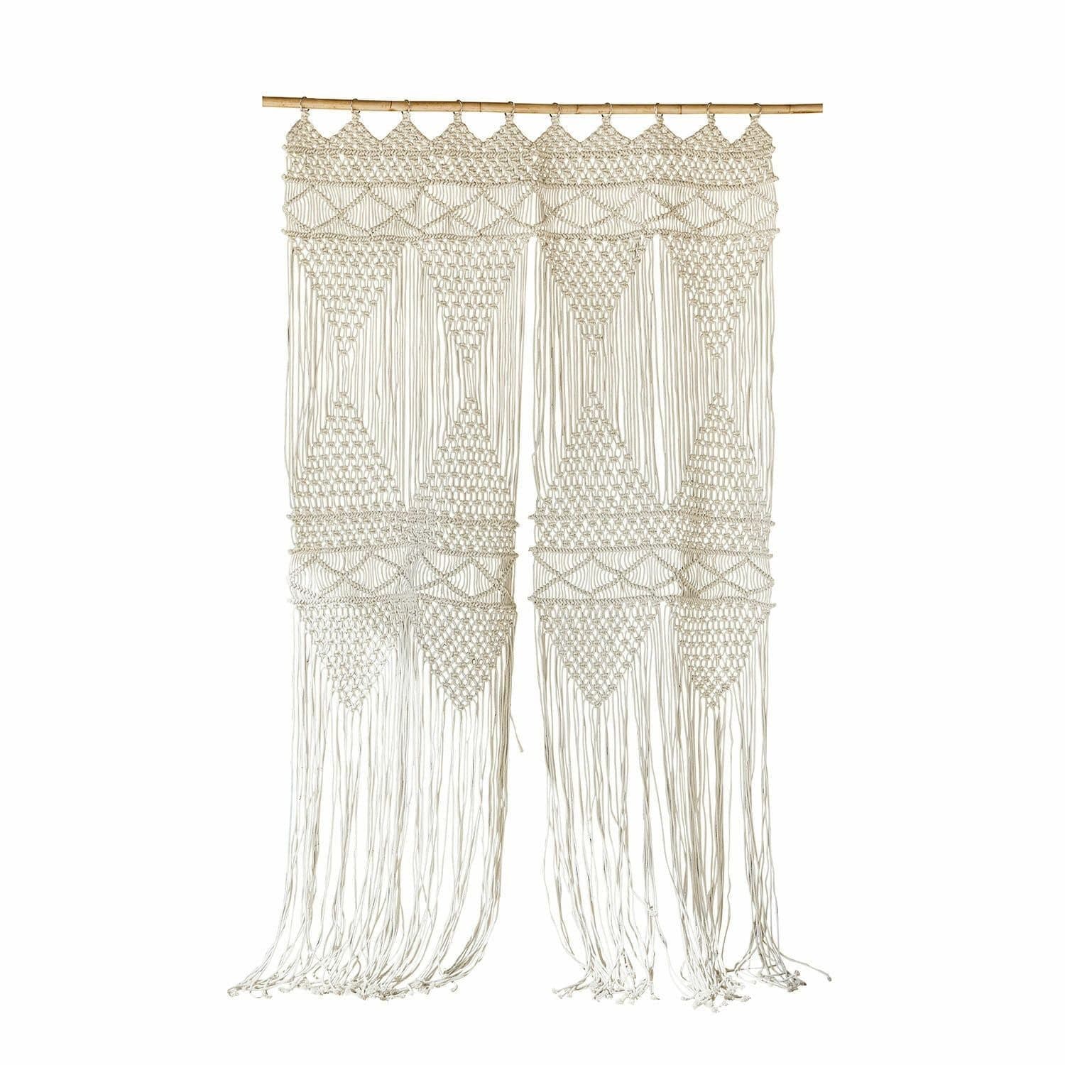 Mirabeau Vorhang Gardine Kivelli Creme Boho-Stil - Bild 2