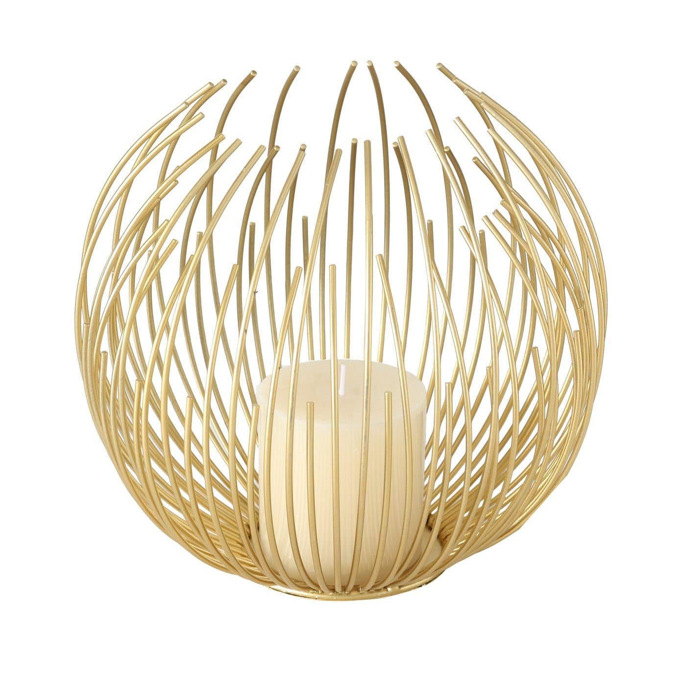 BOLTZE Windlicht Cylon Gold - Kerzenhalter Deko
