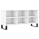 vidaXL TV-Schrank Weiß Holzwerkstoff 6 Fächer Bild 2