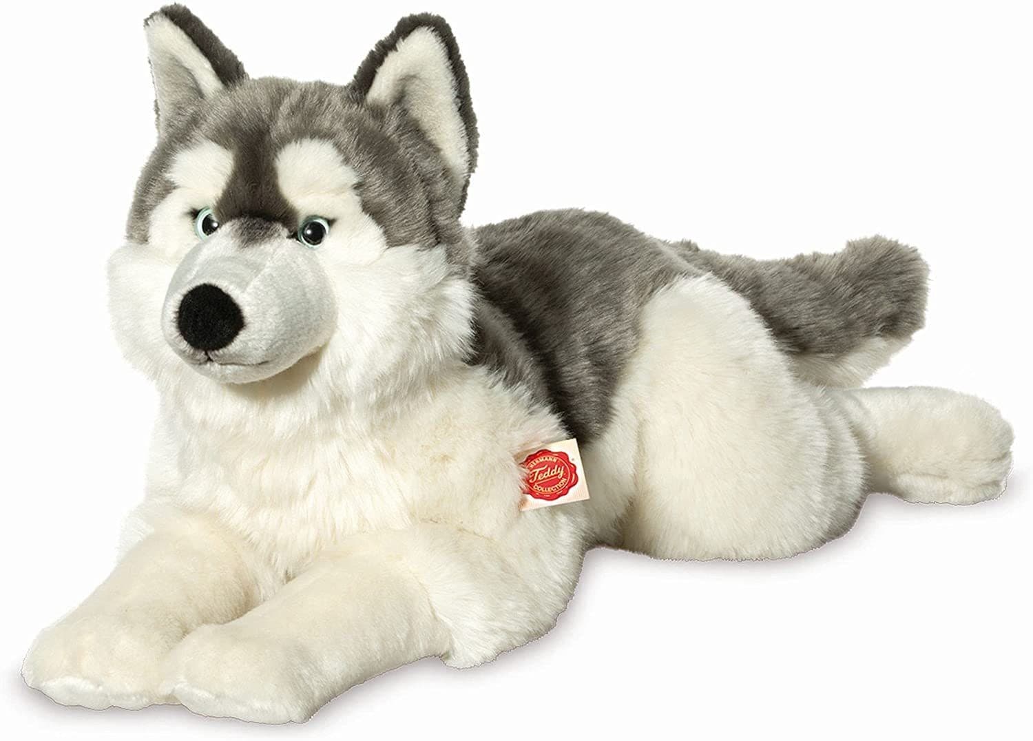 Teddy Hermann® Kuscheltier Husky liegend 60 cm recyceltes Material - Bild 2