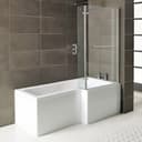 HAK Badewanne Syna Komplettset mit Duschzone Bild 2