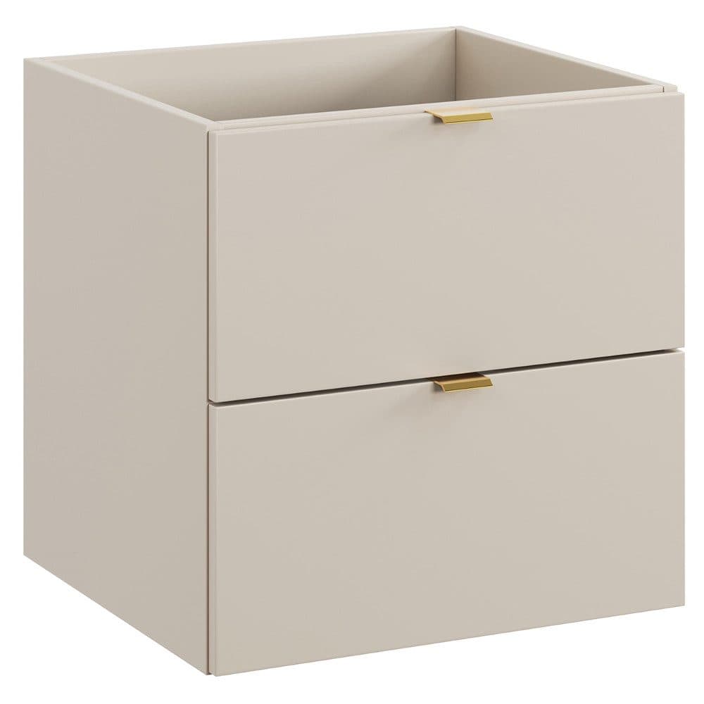 Lomadox Waschbeckenschrank DURANGO-56 in Kaschmir, 50 cm breit, 2 Schubladen - Bild 2