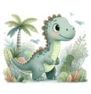 Montegoni Wandtattoo Dinosaurier Wandsticker für Kinderzimmer Bild 2