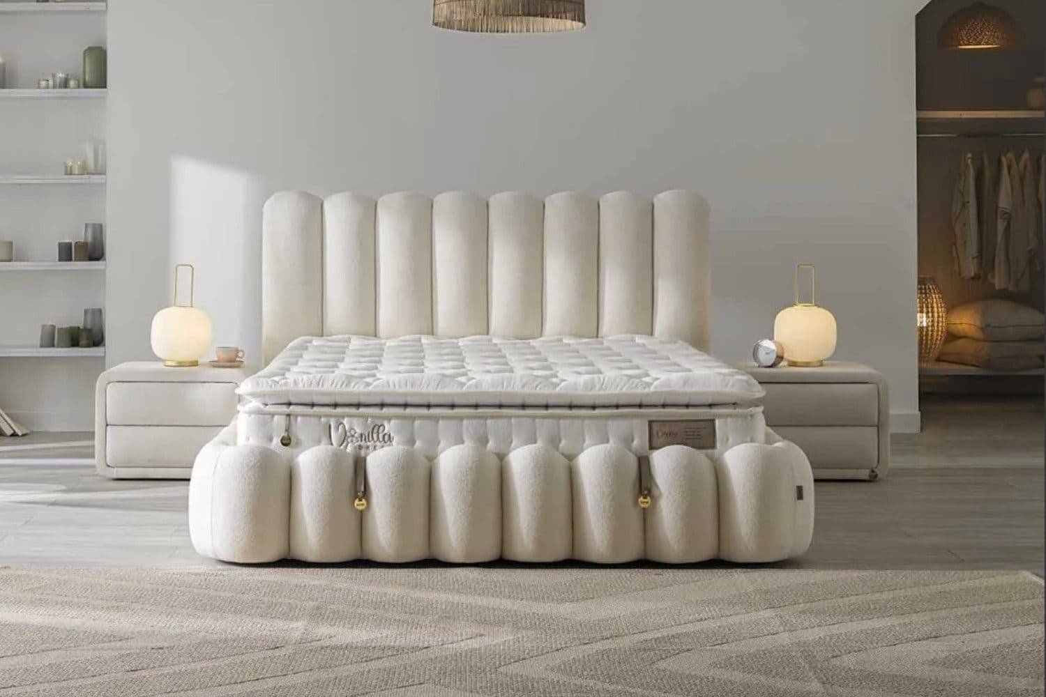 BAMBI YATAK Boxspringbett Set Bambi Vanilla H3 Mittelfest - Bild 2