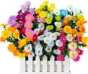 FOUORTUNATE-BEE Kunstblumenstrauß 9er Set Bunte Gänseblümchen Bild 2