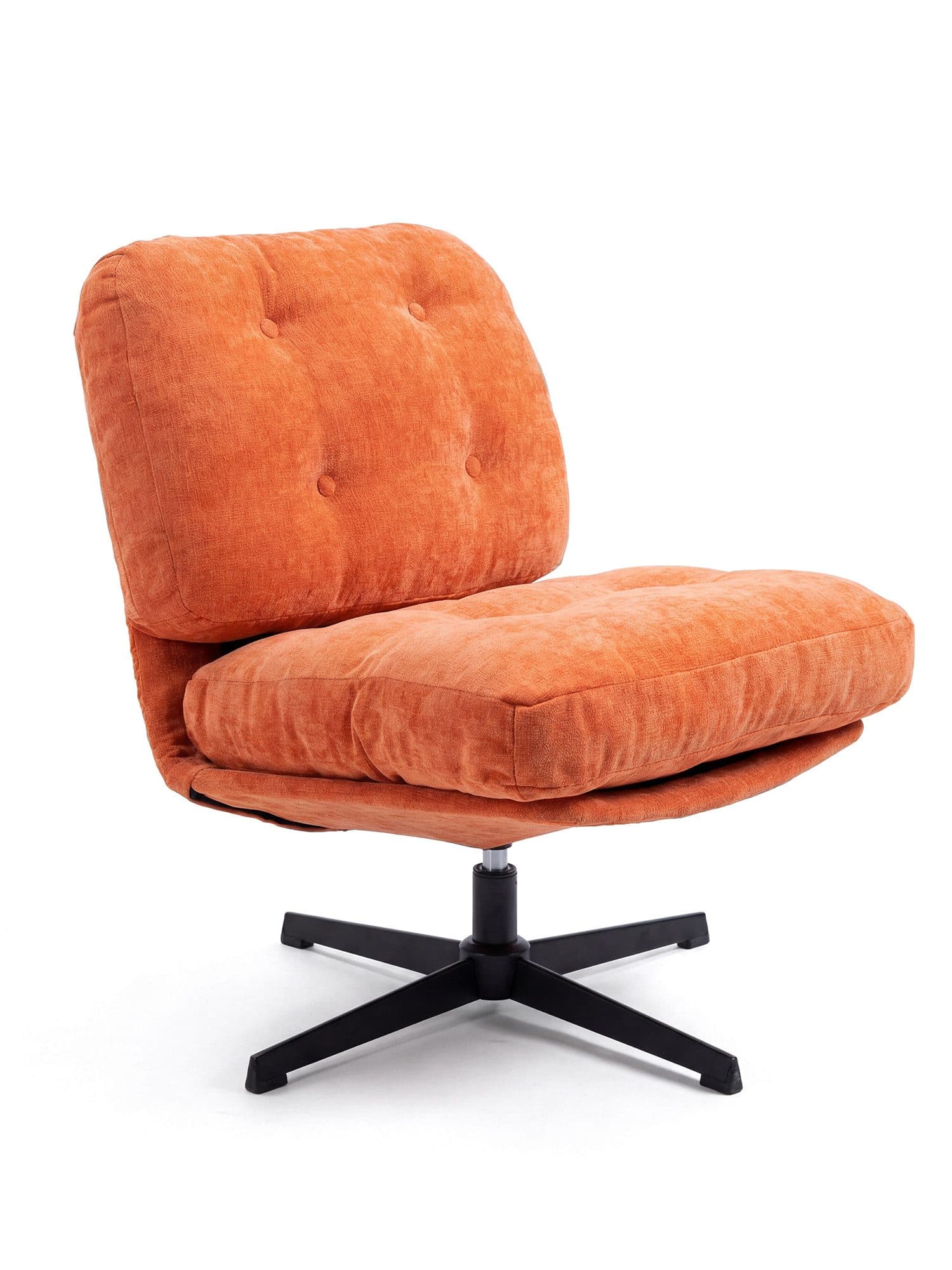 FiveWillowise Relaxsessel 360° drehbar Chenille Orange - Bild 2