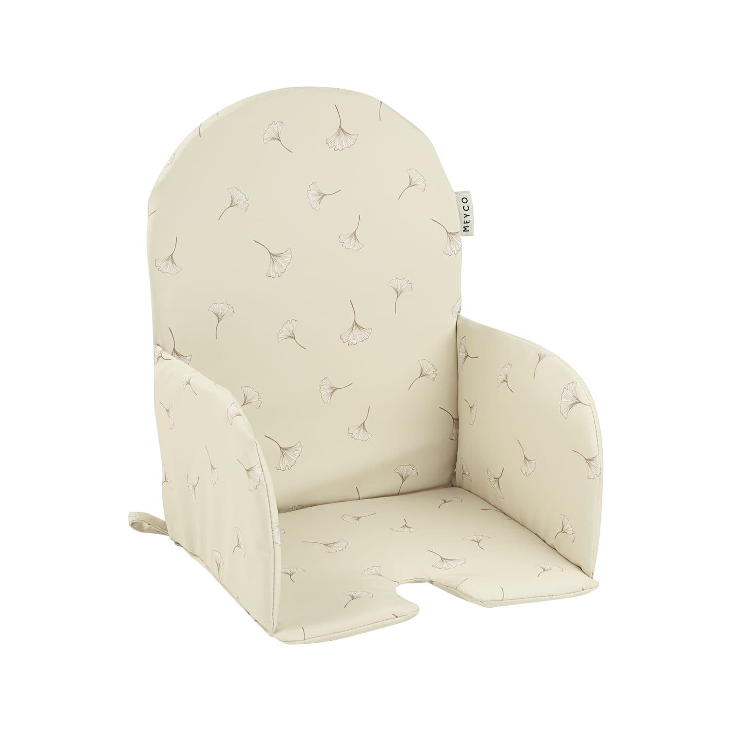 Meyco Baby Sitzverkleinerer Ginkgo Soft sand für Ikea Hochstühle