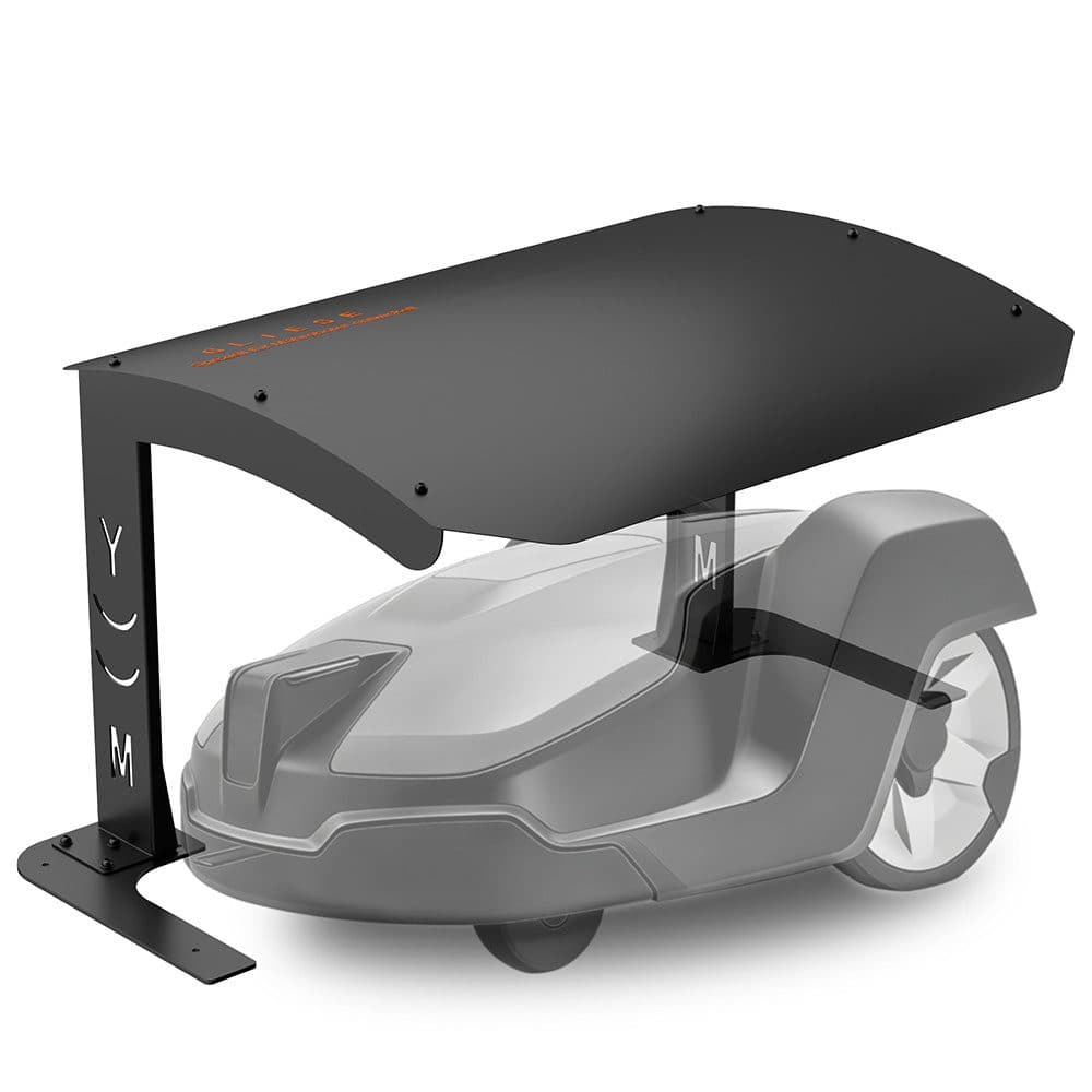 PFCTART Mähroboter-Garage Metall Schwarz Bogendach - Bild 2