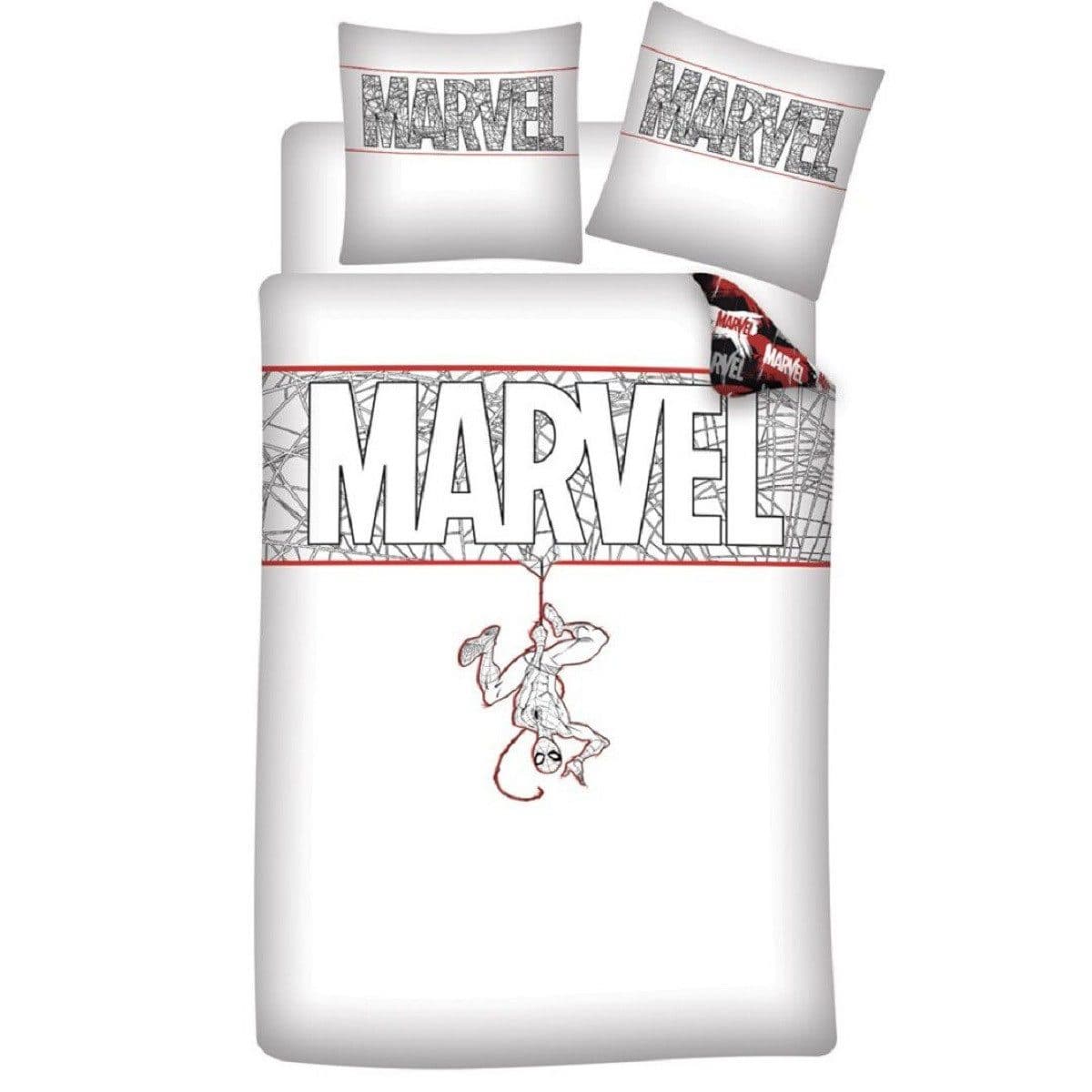 Spiderman Kinderbettwäsche Set 100% Bio Baumwolle 140x200 cm