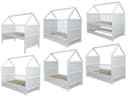 Micoland Kinderbett 3-in-1 Weiß Massivholz mit Schublade Bild 2