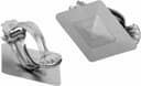 GOOD LIFE Raffhalter Dekoklammer Sturn Silber Metall Bild 2