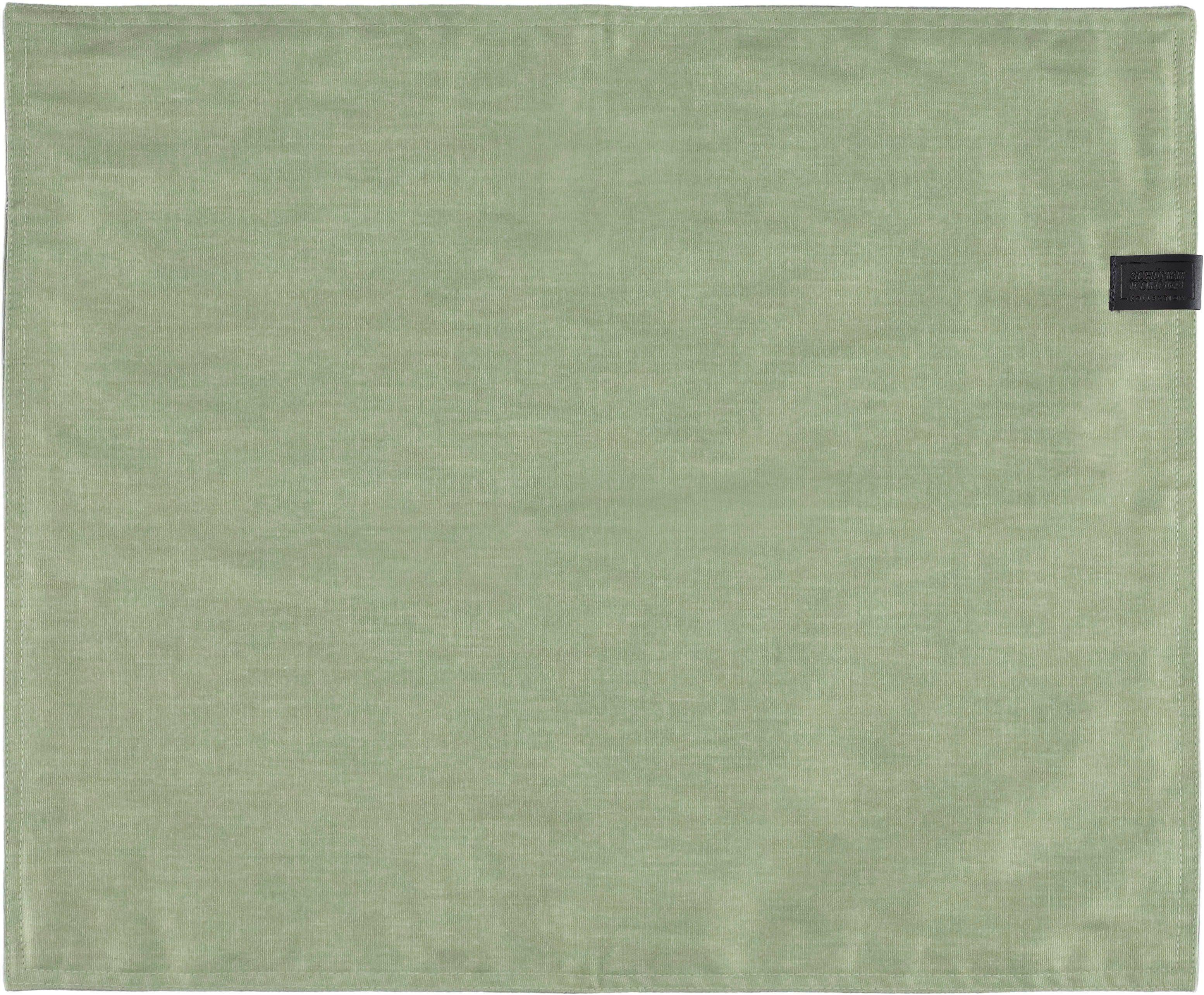 Platzset "Base" Khaki 100% Baumwolle mit Wendefunktion - Bild 2