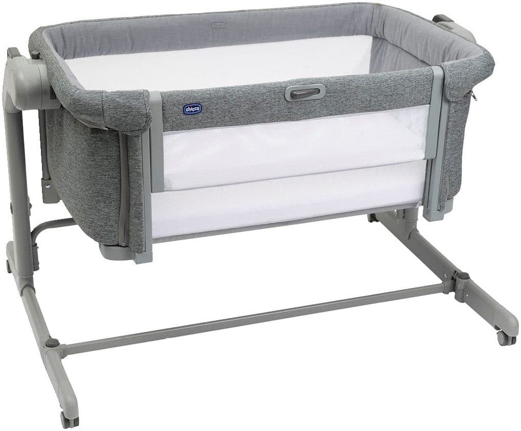 CHICCO Next2Me Magic Evo Beistellbett Dunkelgrau mit Schaukelmodus - Bild 2