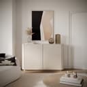 Selsey Sideboard LUVIO 2-türig mit 6 Fächern Kaschmirgrau Bild 2