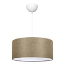 lux.pro Hängeleuchte Sutton Beige Stoff E27 Modern Bild 2
