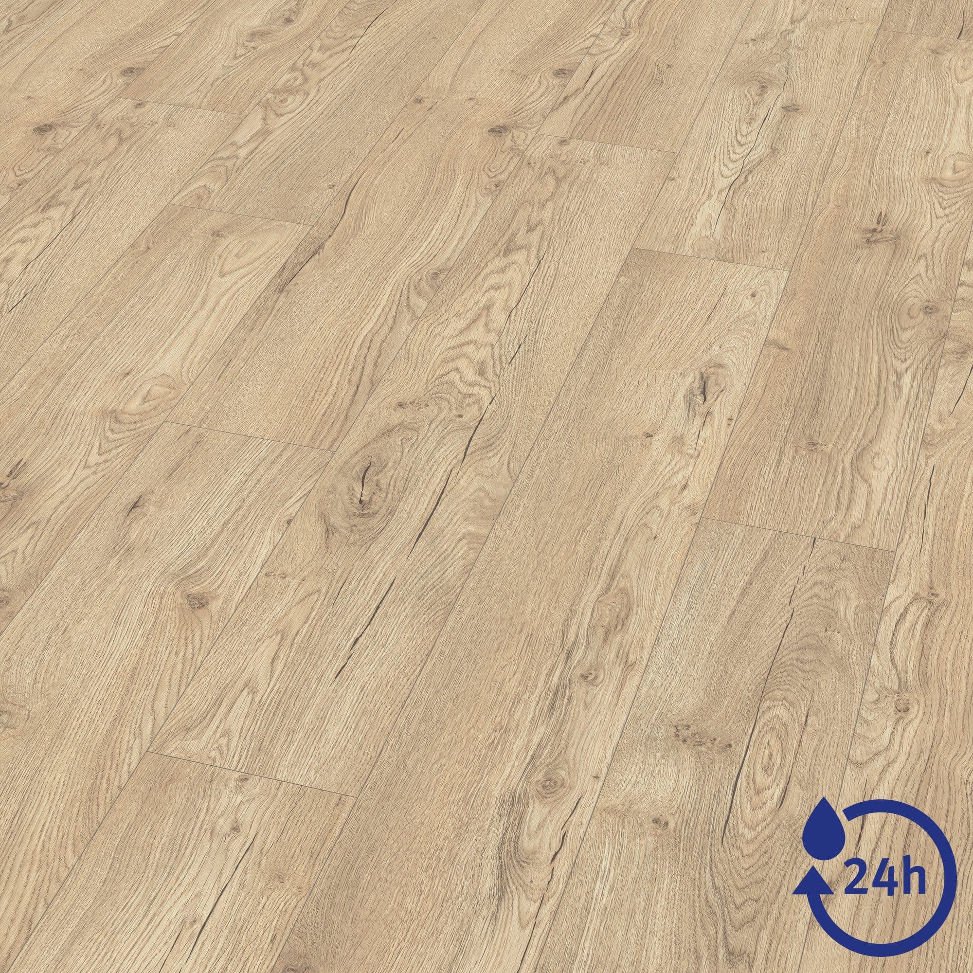 EGGER Laminatboden NatureSense Aqua EL2855 Olchon Eiche sandbeige 8mm 1,995m - Bild 2