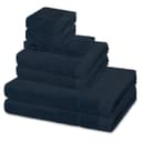 ROSS Handtuch Set Rubin 8-tlg. Walkfrottee Baumwolle Blau Bild 2