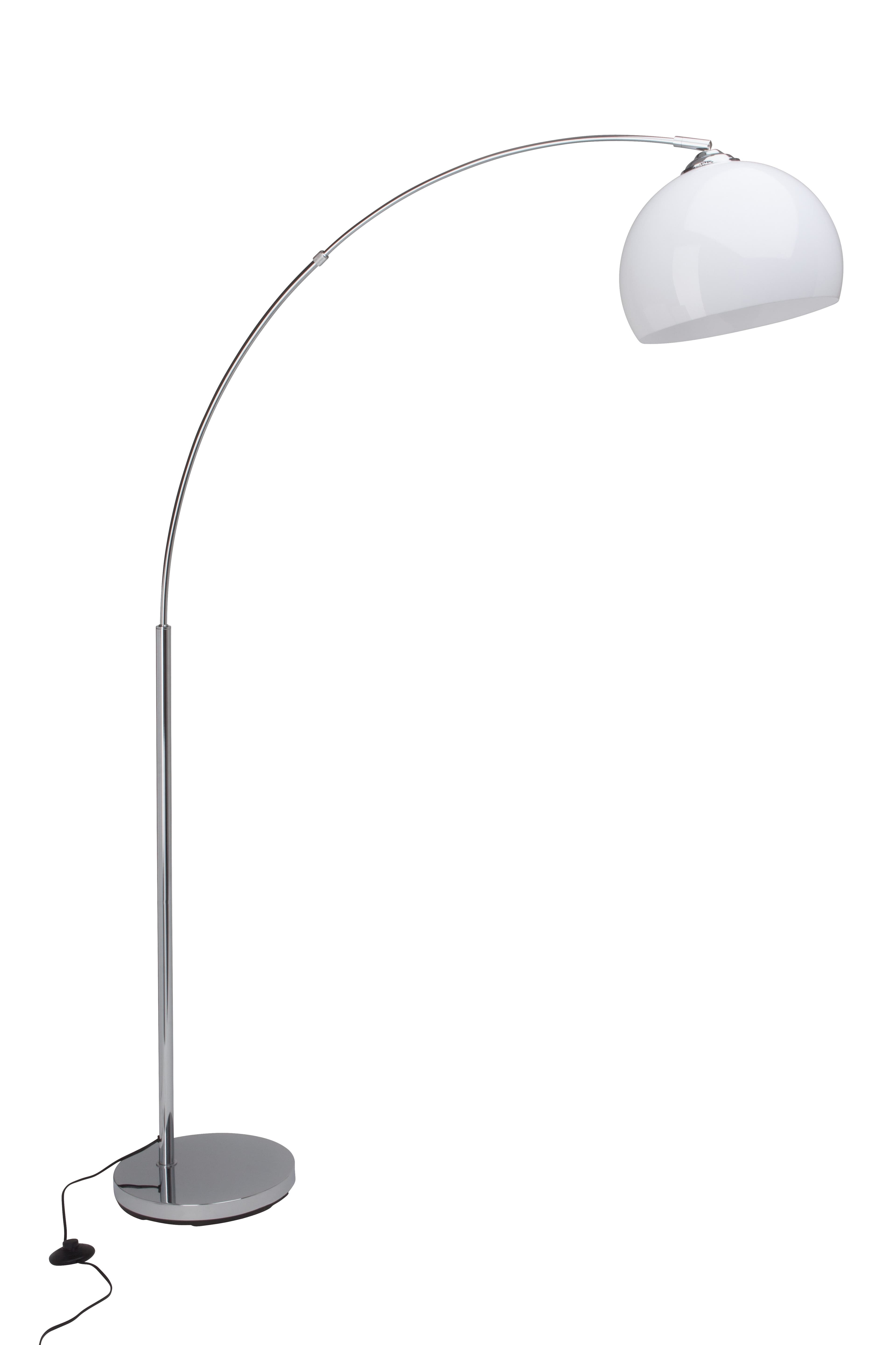 Brilliant Bogenlampe Vessa 1,7m chrom/weiß - Bild 2