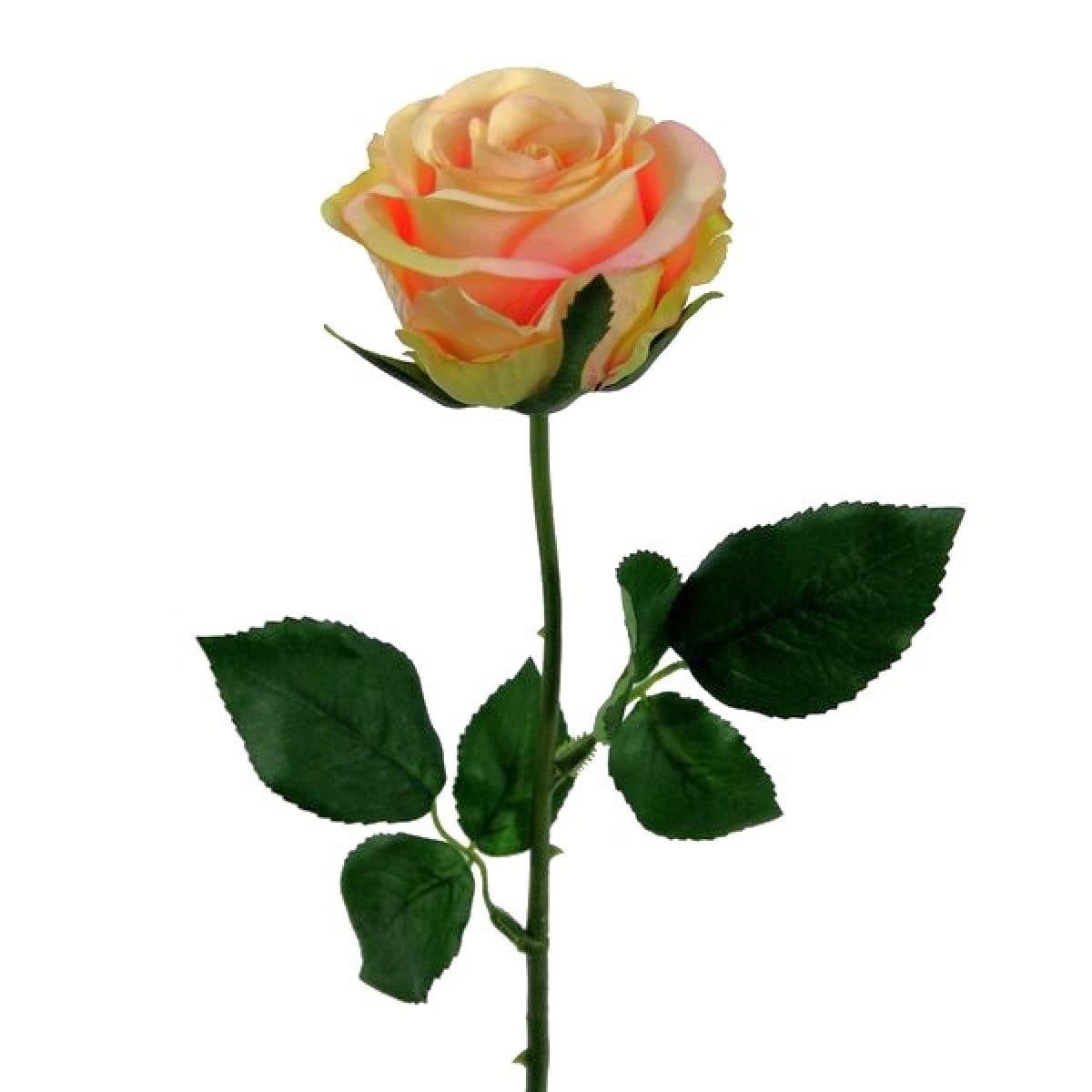 Gasper Kunstblume Rose Wasserstiel Rosa